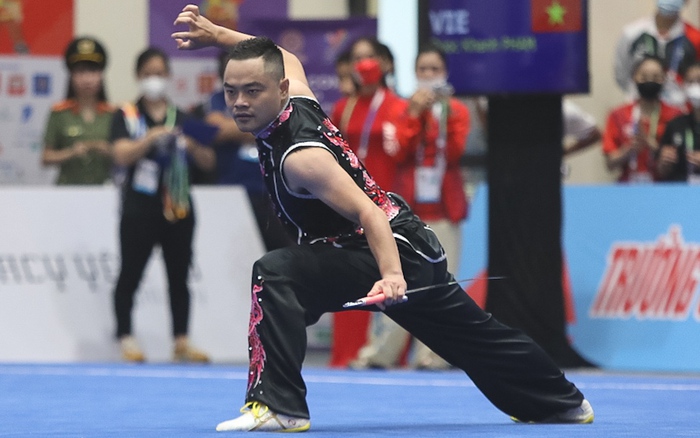 Nối bước thần tượng, chàng trai Tày lần đầu giành HCV SEA Games môn wushu - Ảnh 4.