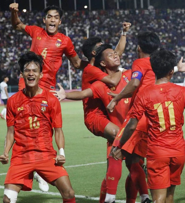 Bóng đá SEA Games 32, U.22 Thái Lan - U.22 Myanmar: 'Voi chiến' khẳng định sức mạnh - Ảnh 2.