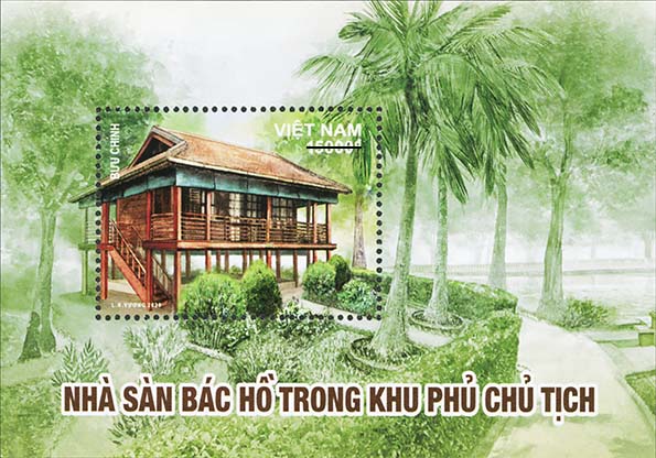  Phát hành bộ tem đặc biệt về nhà sàn Bác Hồ - Ảnh 1.