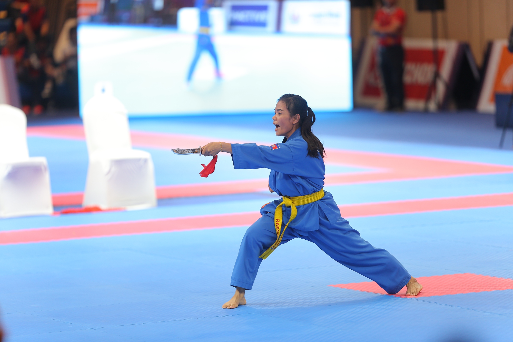 Bất ngờ với VĐV xuất sắc nhất SEA Games 32: yêu vovinam, rành tiếng Việt - Ảnh 1.