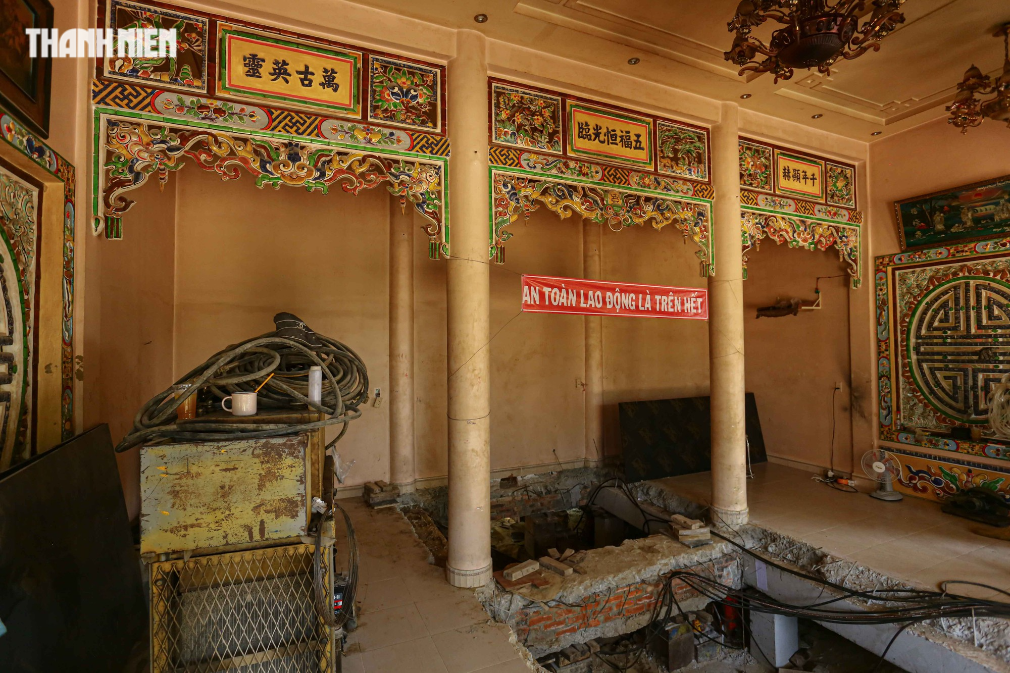 Thần đèn' Nguyễn Văn Cư 'cứu' căn nhà thờ đồ sộ bị nghiêng lún tại Huế   - Ảnh 8.