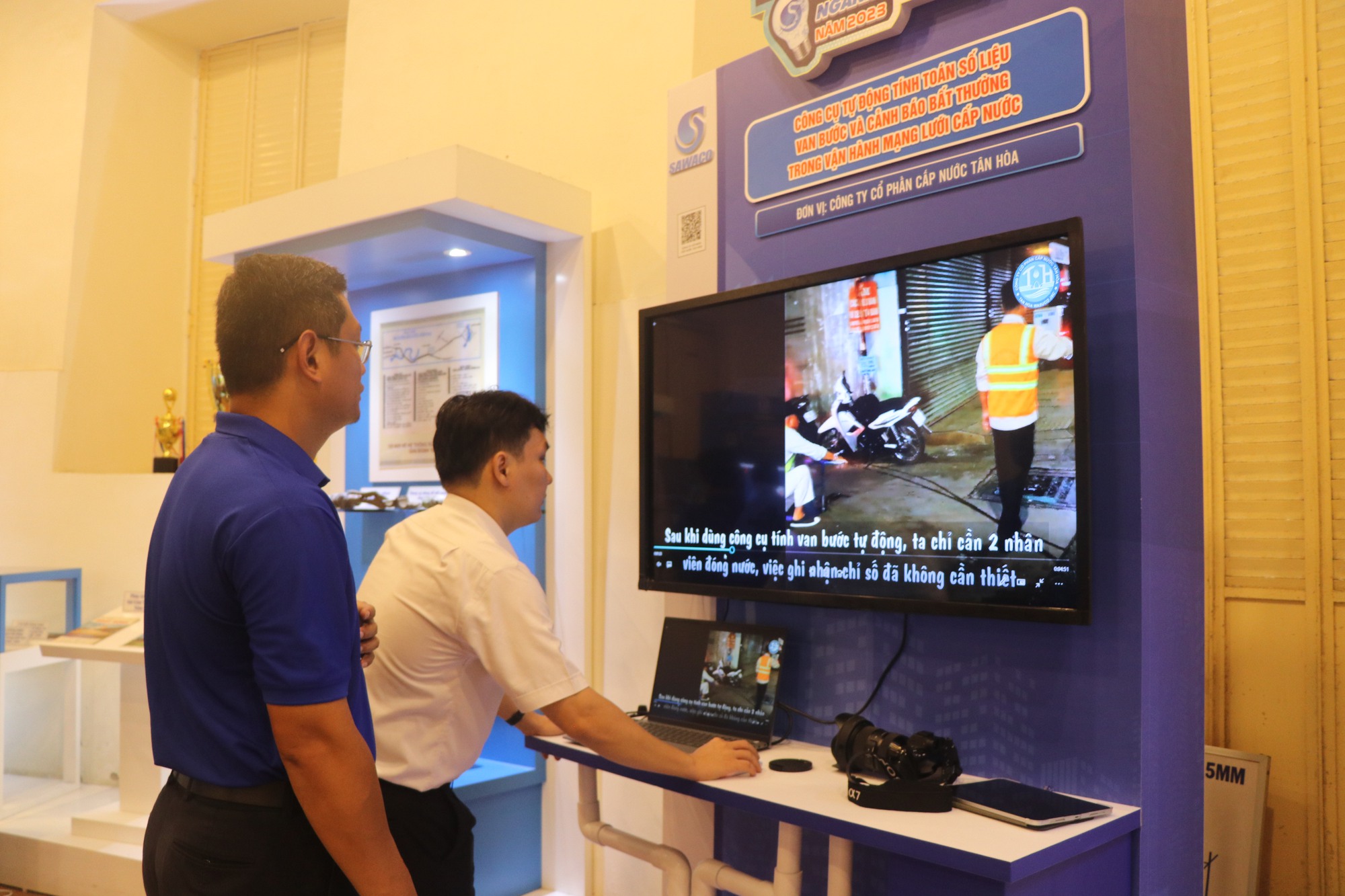 SAWACO សាងសង់ប្រព័ន្ធផ្គត់ផ្គង់ទឹកឆ្លាតវៃ - រូបថត ១. SAWACO xây dựng hệ thống cấp nước thông minh - Ảnh 1.