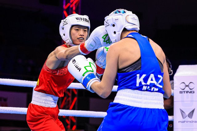 Á quân boxing thế giới Nguyễn Thị Tâm phải ép cân ngược để dự SEA Games 32 - Ảnh 1.
