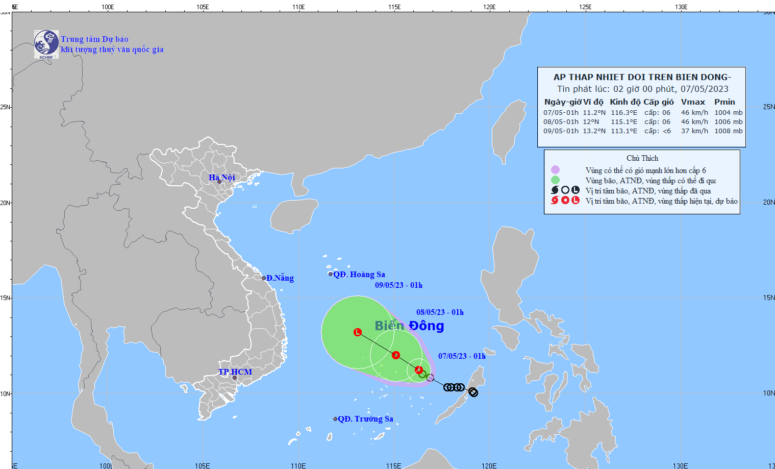 Tin tức thời tiết hôm nay, 7.5.2023: - Ảnh 1.