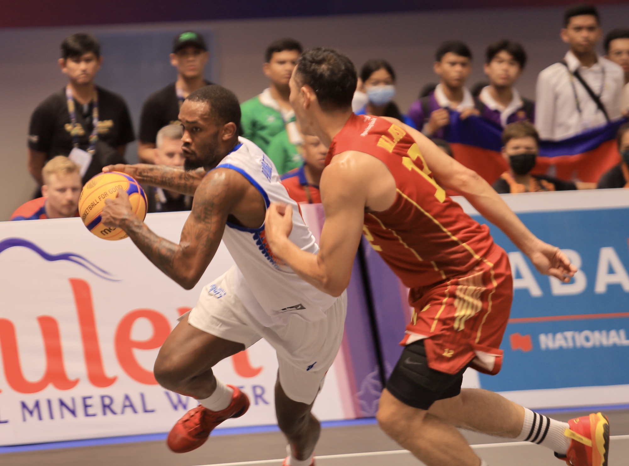 Choáng với thể hình của cầu thủ bóng rổ Campuchia ở SEA Games 32 - Ảnh 6.