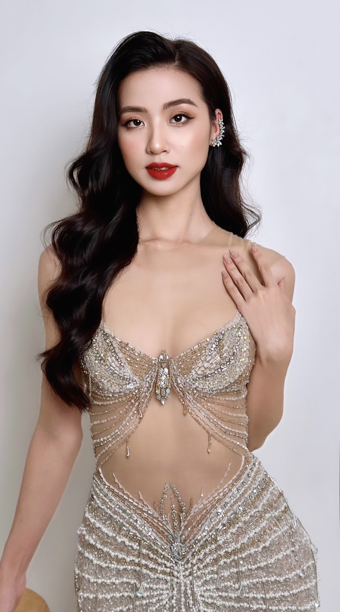 Nhan sắc nữ chính 'Người ấy là ai' dự thi Miss World Vietnam - Ảnh 3.
