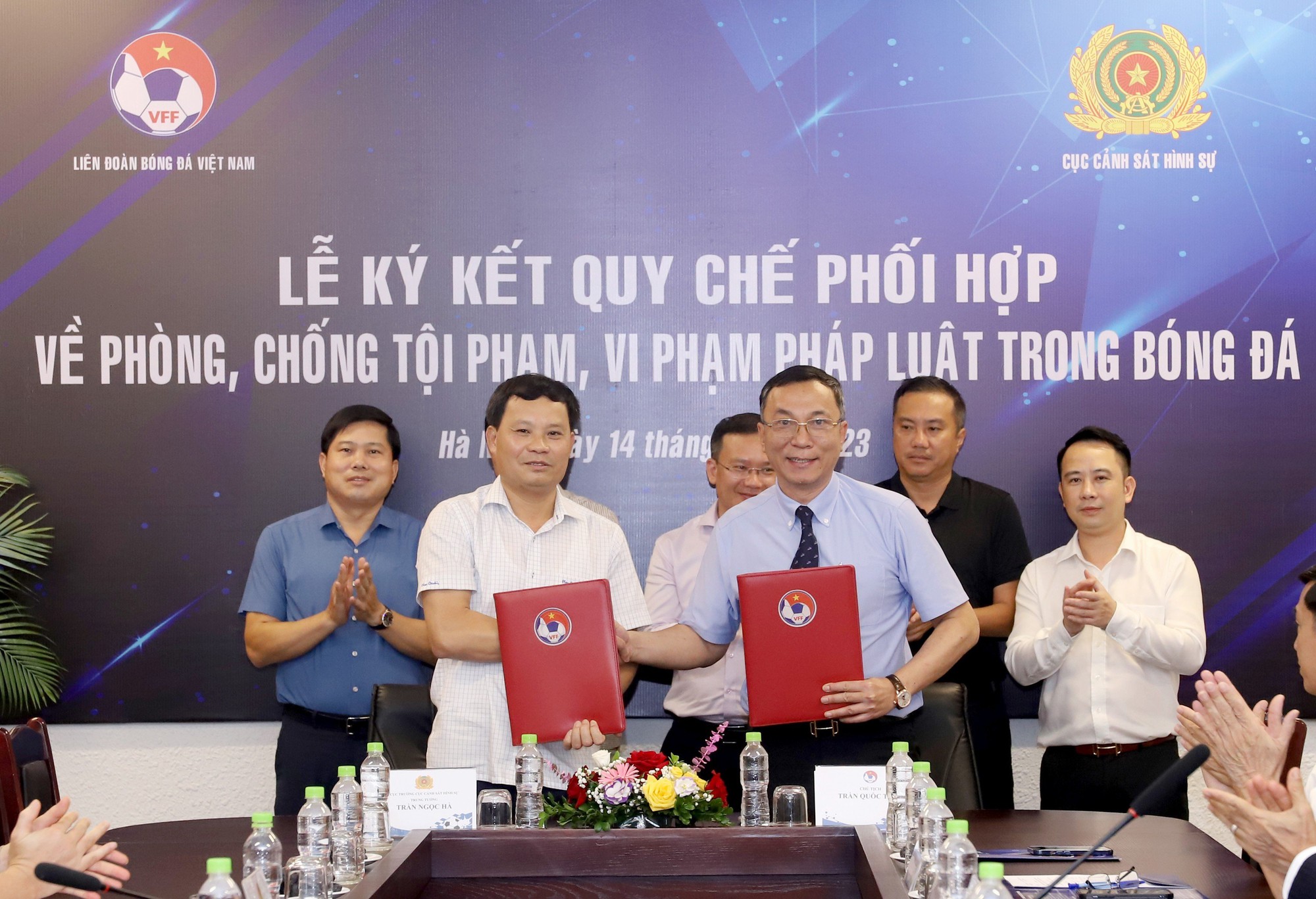 VFF và Cục Cảnh sát hình sự đẩy mạnh phòng chống tội phạm, vi phạm pháp luật trong bóng đá