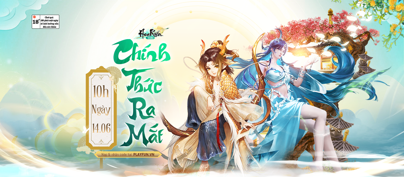 Hoa Kiem Mobile Funtap lançado oficialmente - Foto 1. Hoa Kiếm Mobile Funtap chính thức ra mắt - Ảnh 1.