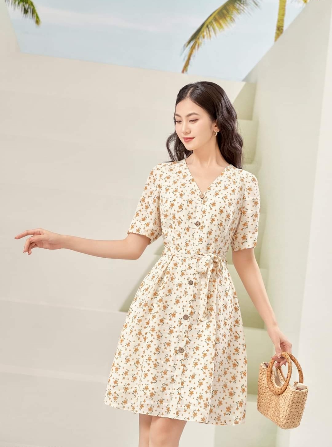 Váy Hai Dây Hoa Nhí Dáng Suông Dài Siêu Cá Tính ( Có Big Size) Hn01 giá rẻ  nhất tháng 2/2024