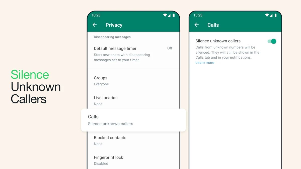 Cách bật tính năng tự tắt cuộc gọi từ số lạ trên WhatsApp - Ảnh 1. Cách bật tính năng tự tắt cuộc gọi từ số lạ trên WhatsApp - Ảnh 1.