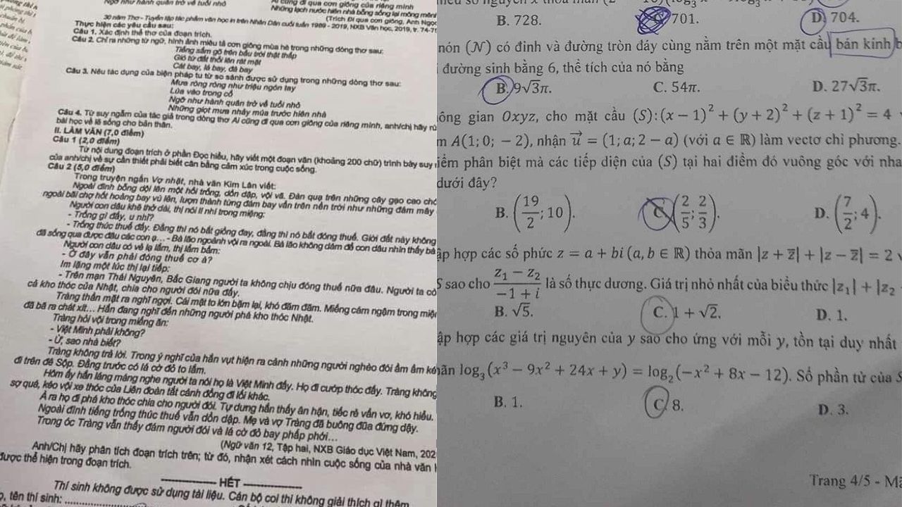 Vụ lọt đề thi tốt nghiệp THPT 2023: xác định thí sinh ở Cao Bằng, Yên Bái - Ảnh 1.