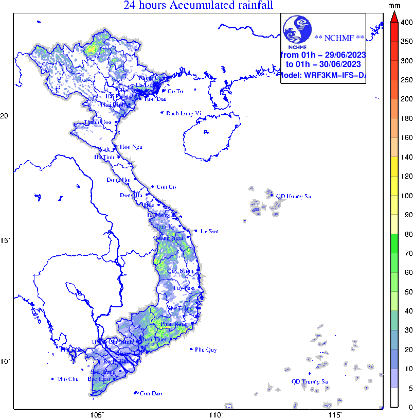 Tin tức thời tiết hôm nay, 29.6.2023, Bắc bộ nắng nóng, Tây nguyên và Nam bộ mưa - Ảnh 1.