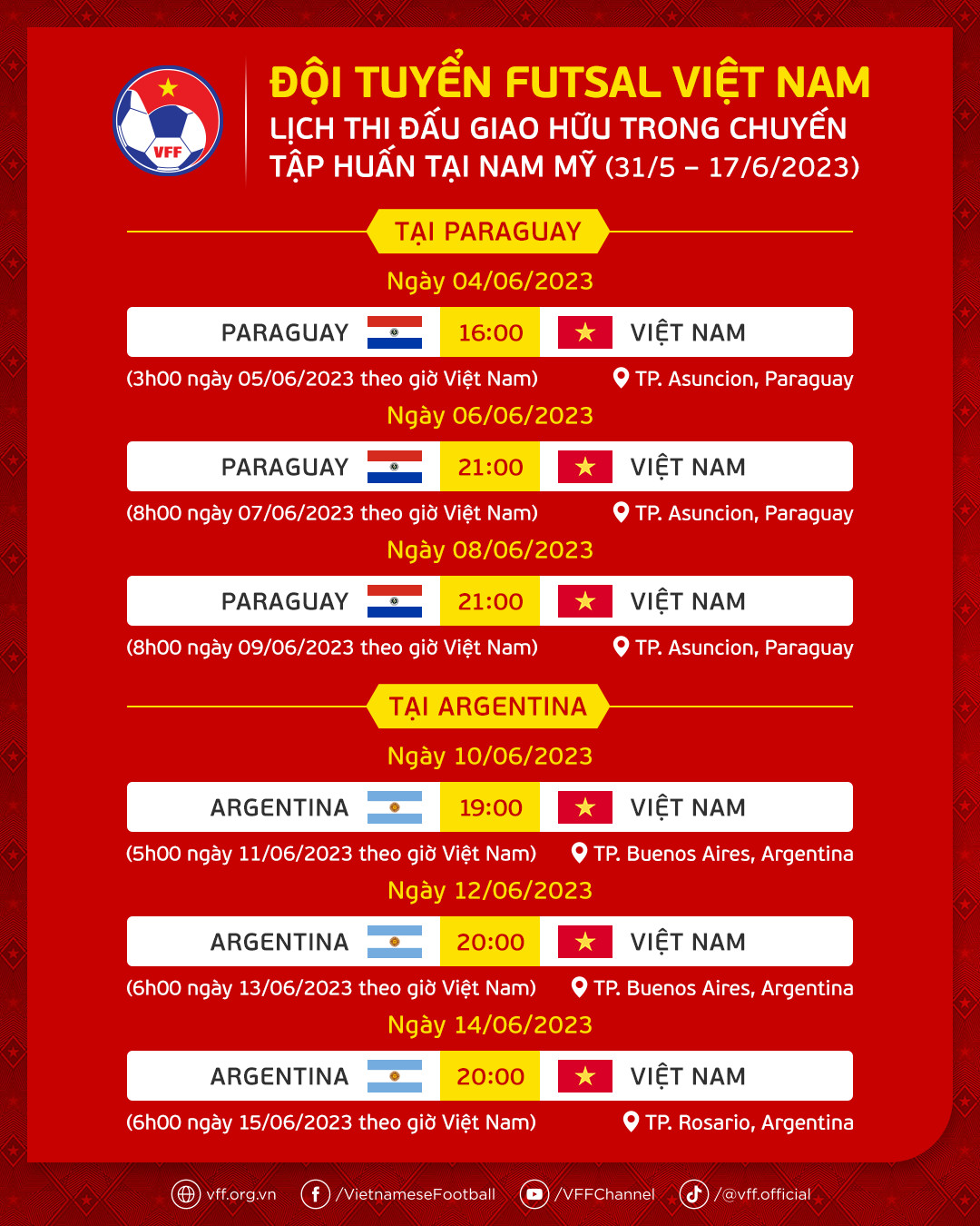 Đội tuyển futsal Việt Nam được xe đặc chủng hộ tống khi đến Paraguay - Ảnh 9.