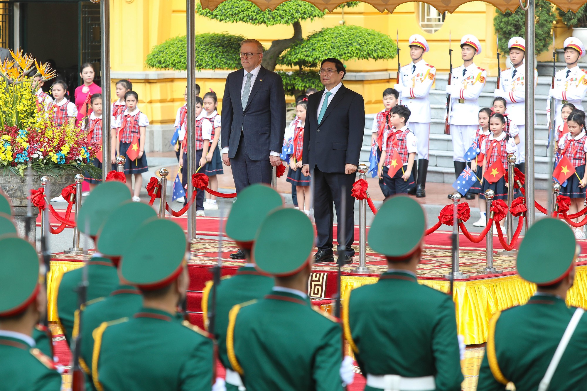 Thủ tướng Phạm Minh Chính chủ trì lễ đón Thủ tướng Úc Anthony Albanese - Ảnh 4.