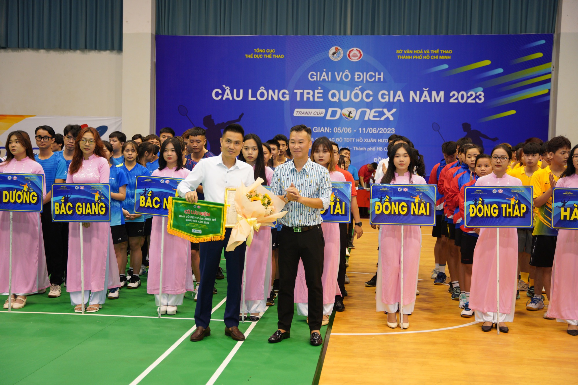 132 players participate in the 2023 national youth badminton tournament