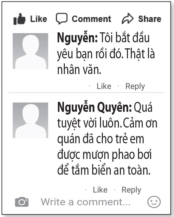 Anh chủ quán tặng nước và cho mượn phao cứu sinh nhận 'mưa tim'  - Ảnh 3.