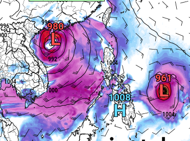 Có khả năng xuất hiện 2 cơn bão trên Biển Đông trong 10 ngày tới - Ảnh 1.