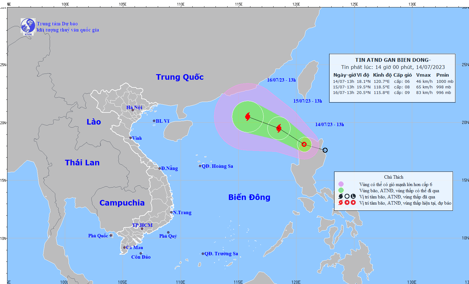Áp thấp nhiệt đới sắp vào Biển Đông, đang mạnh lên thành bão - Ảnh 1.