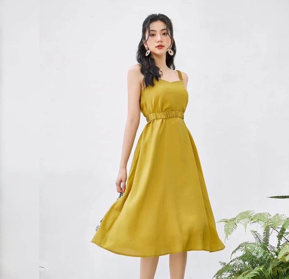 OLV Boutique - 💯 Chiếc váy liền thân chữ A đơn sắc luôn là một lựa chọn  thông minh cho phái đẹp, vì nó là kiểu váy ít lỗi mốt nhất trong
