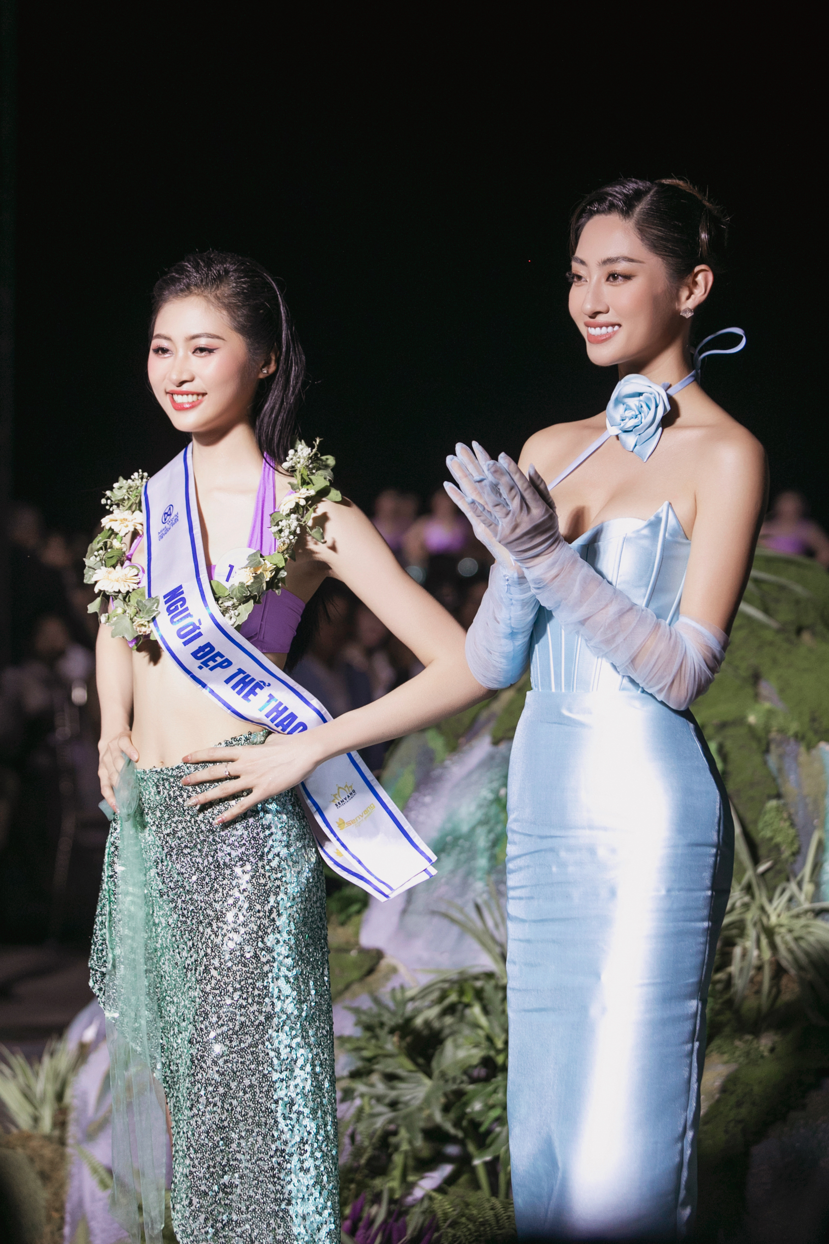 Hoa hậu Bảo Ngọc và loạt người đẹp Hoa hậu Thế giới Việt Nam trình diễn bikini - Ảnh 9.