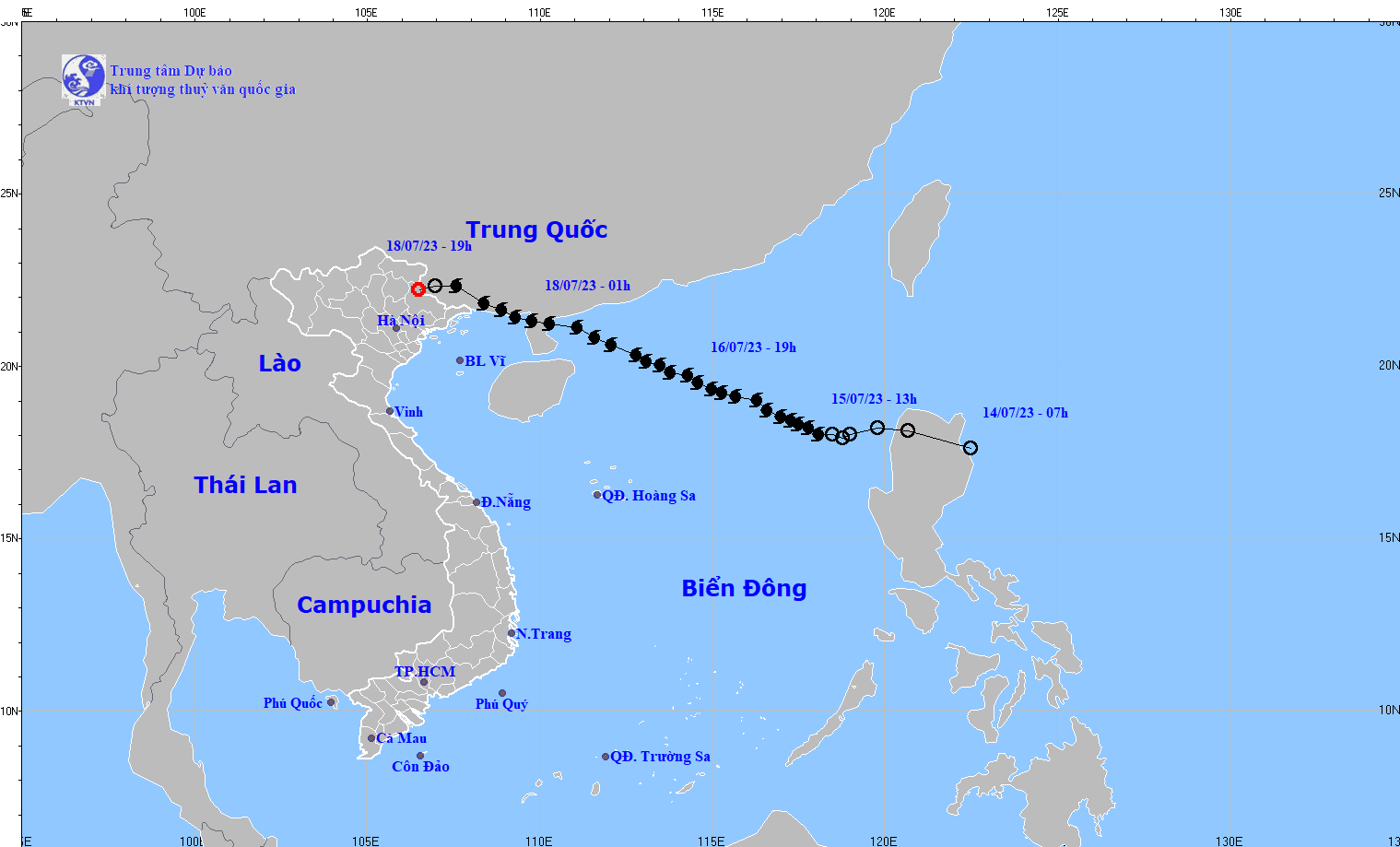 Tin tức thời tiết hôm nay 19.7.2023 - Ảnh 1.