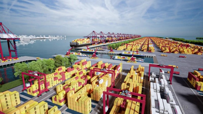 Phối cảnh dự án cảng trung chuyển quốc tế Cần Giờ