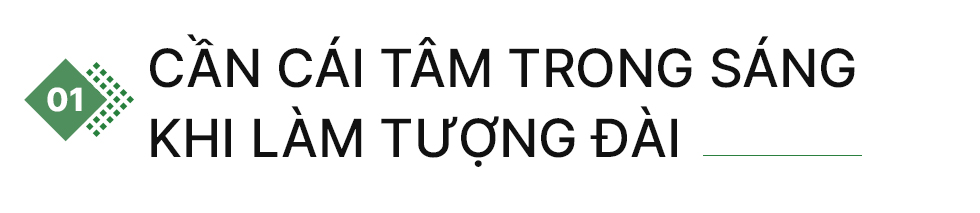 Nhà điêu khắc Đinh Gia Thắng: Đừng sáng tác tượng đài theo kiểu đơn đặt hàng - Ảnh 1.