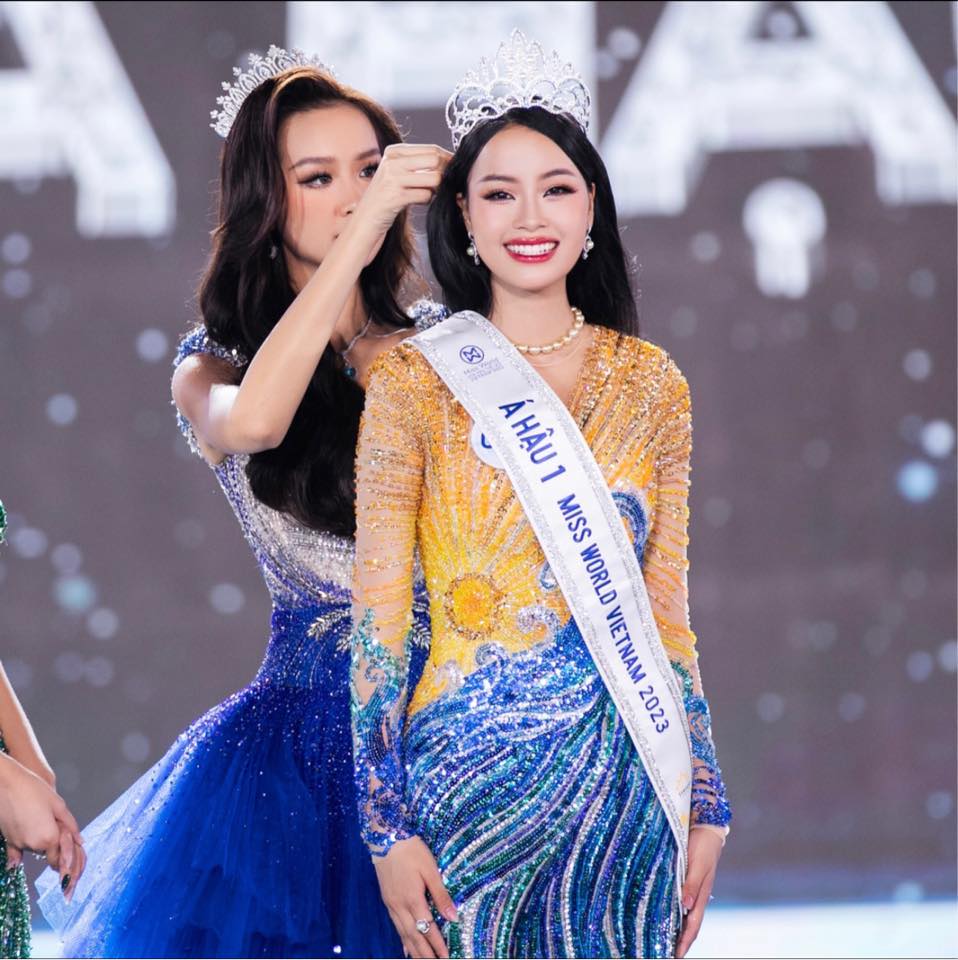 Sắc vóc và học vấn của Á hậu 1 Hoa hậu Thế giới Việt Nam 2023 - Ảnh 2.