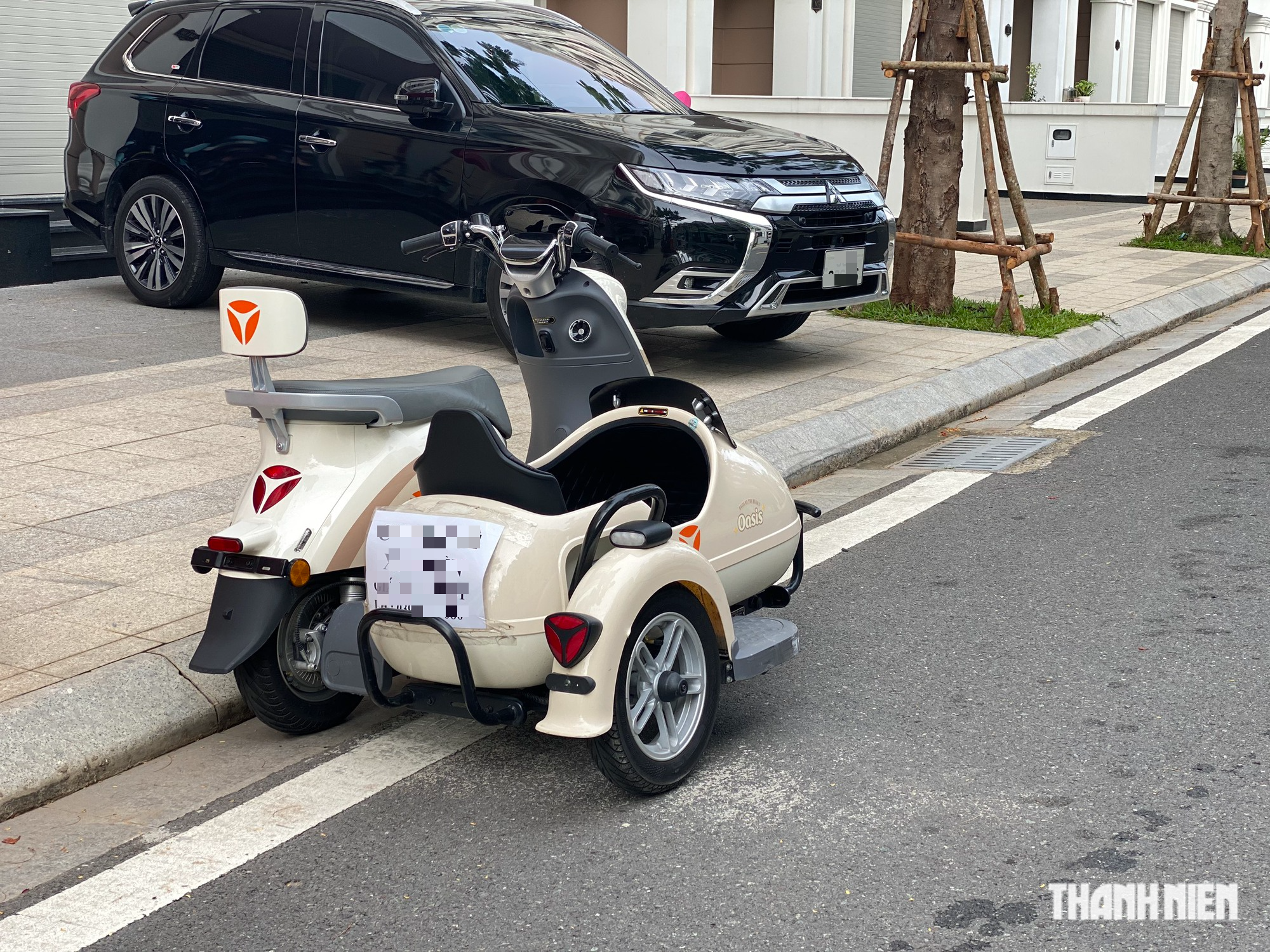 Xe điện 3 bánh Yadea kiểu 'sidecar' đầu tiên về Việt Nam   - Ảnh 2.