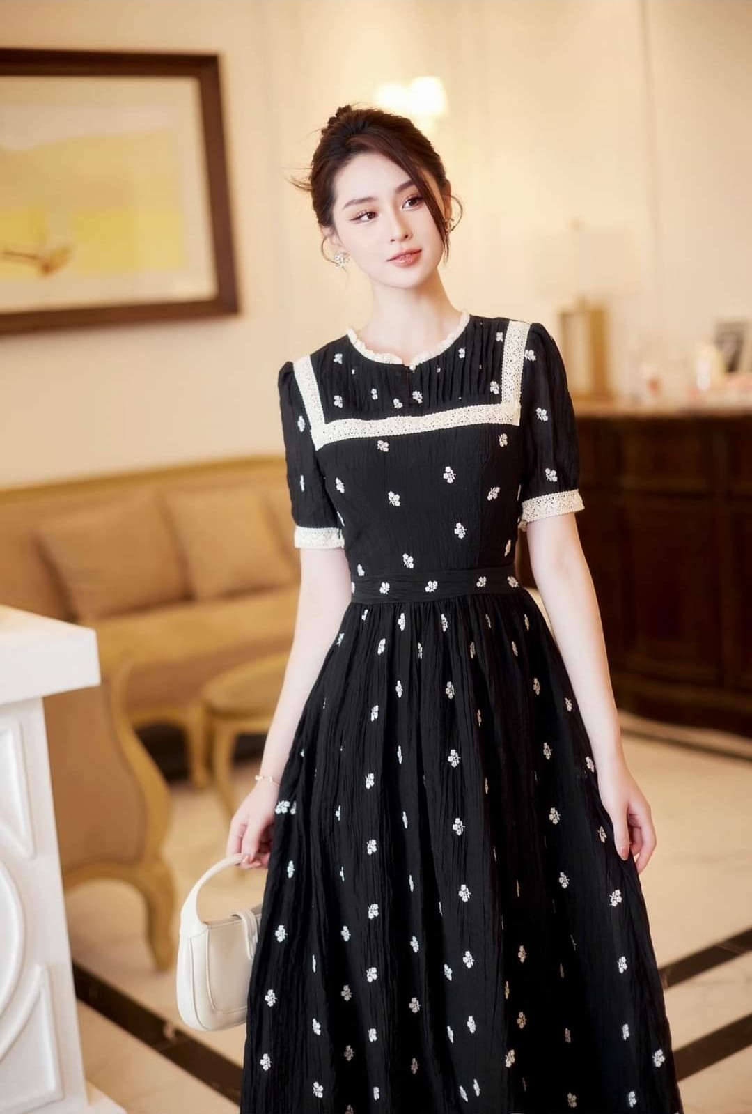 Váy đầm nữ Bigsize Đầm 2 dây dáng xoè Không tay cổ vuông đen mùa hè Phong  cách Hàn Quốc Thời Trang đẹp - Tìm Voucher