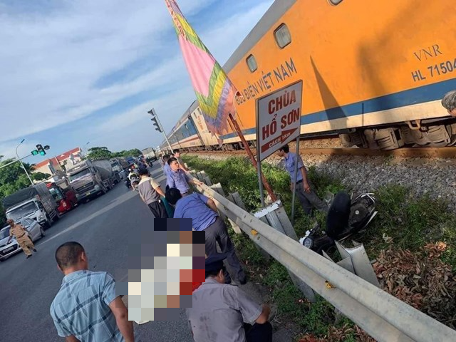 Nam Định: Hai người tử vong do tai nạn tàu hỏa - Ảnh 1.