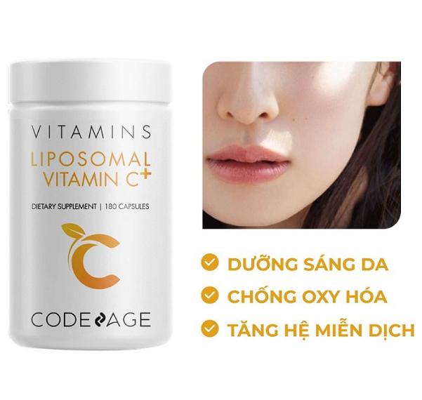 Review viên uống sáng da Codeage Liposomal Vitamin C