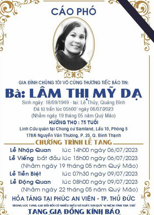 Nhà thơ Lâm Thị Mỹ Dạ qua đời tại TP.HCM - Ảnh 2.