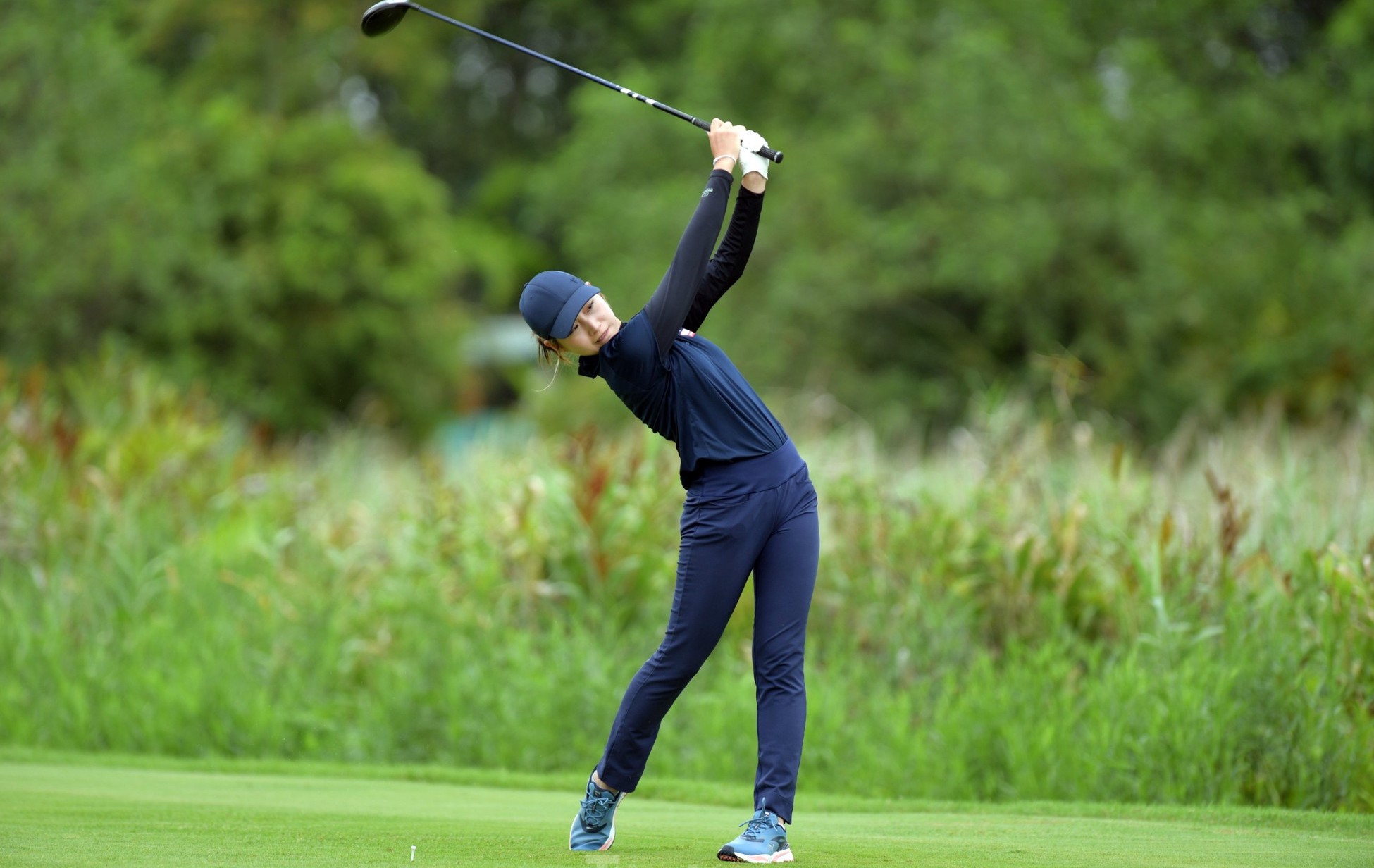 Những 'ngọc nữ' xinh đẹp tranh ngôi vô địch giải golf quốc gia 2023 - Ảnh 10.