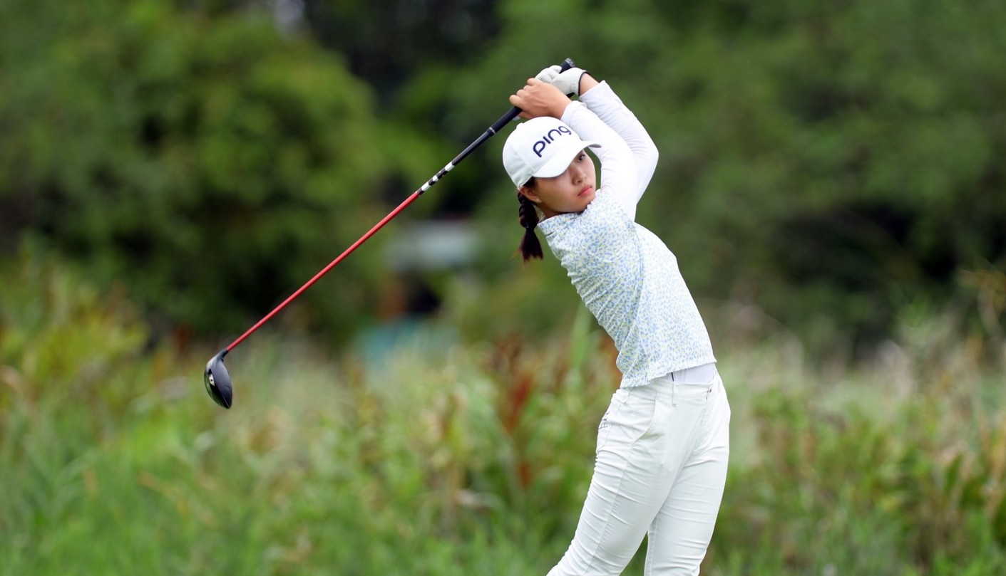 Những 'ngọc nữ' xinh đẹp tranh ngôi vô địch giải golf quốc gia 2023 - Ảnh 7.