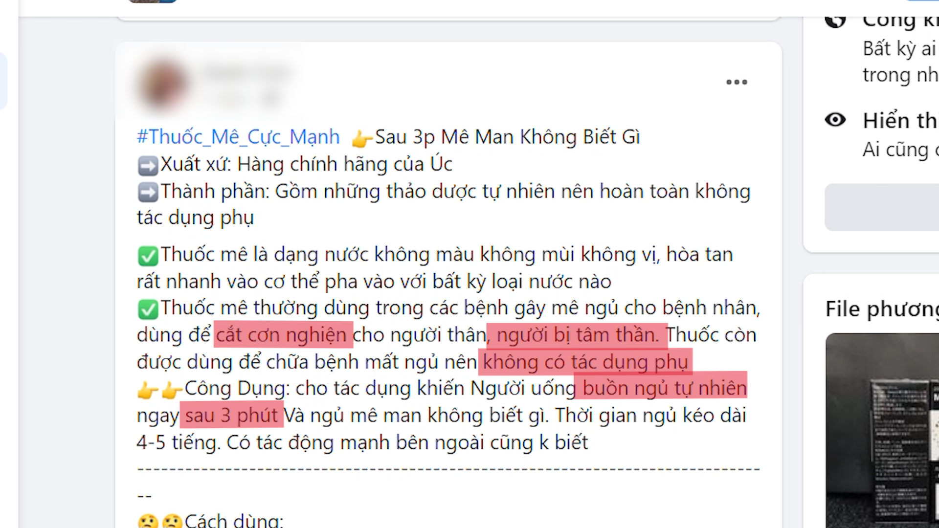 Lên mạng mua thuốc gây mê: Coi chừng mua trúng ‘hơi thở của quỷ’ - Ảnh 3.