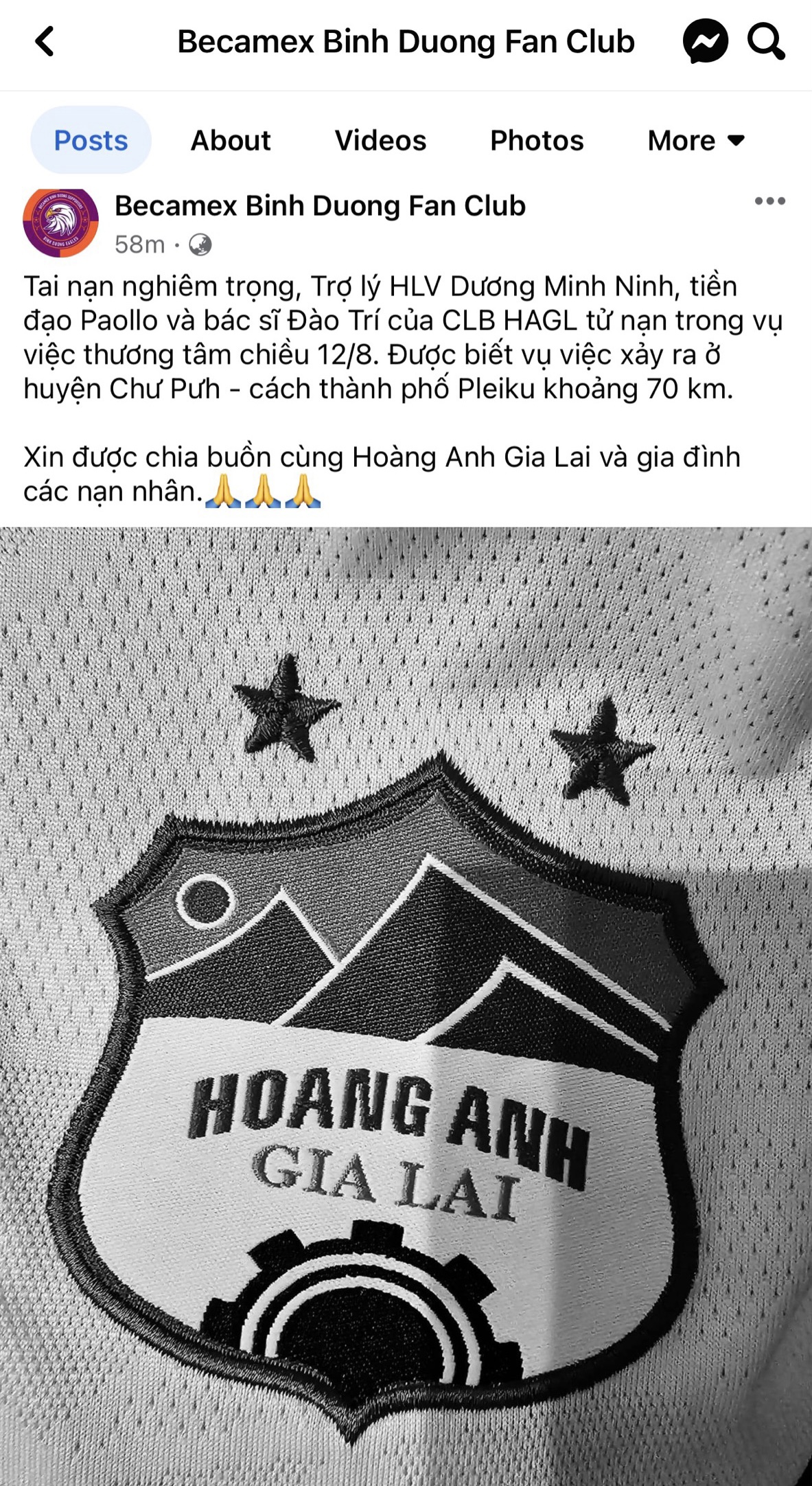 HLV Park Hang-seo và các đội bóng động viên HAGL vượt qua nỗi đau vô hạn - Ảnh 5.