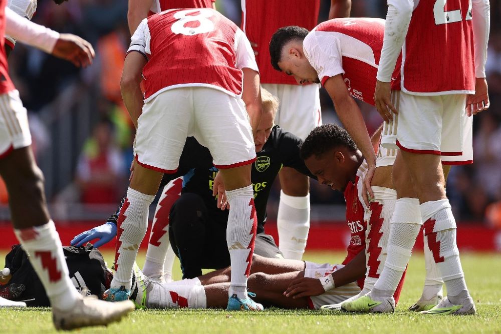Tin xấu cho Arsenal: Jurrien Timber nghỉ đến hết mùa giải vì chấn thương  nặng