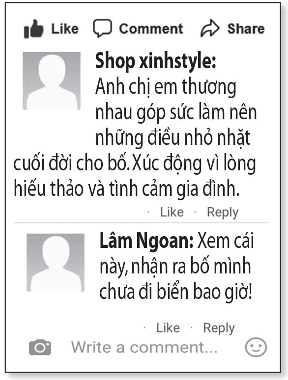Câu chuyện phía sau clip cụ ông rời xe lăn, tự mình xuống biển - Ảnh 3. Câu chuyện phía sau clip cụ ông rời xe lăn, tự mình xuống biển - Ảnh 3.