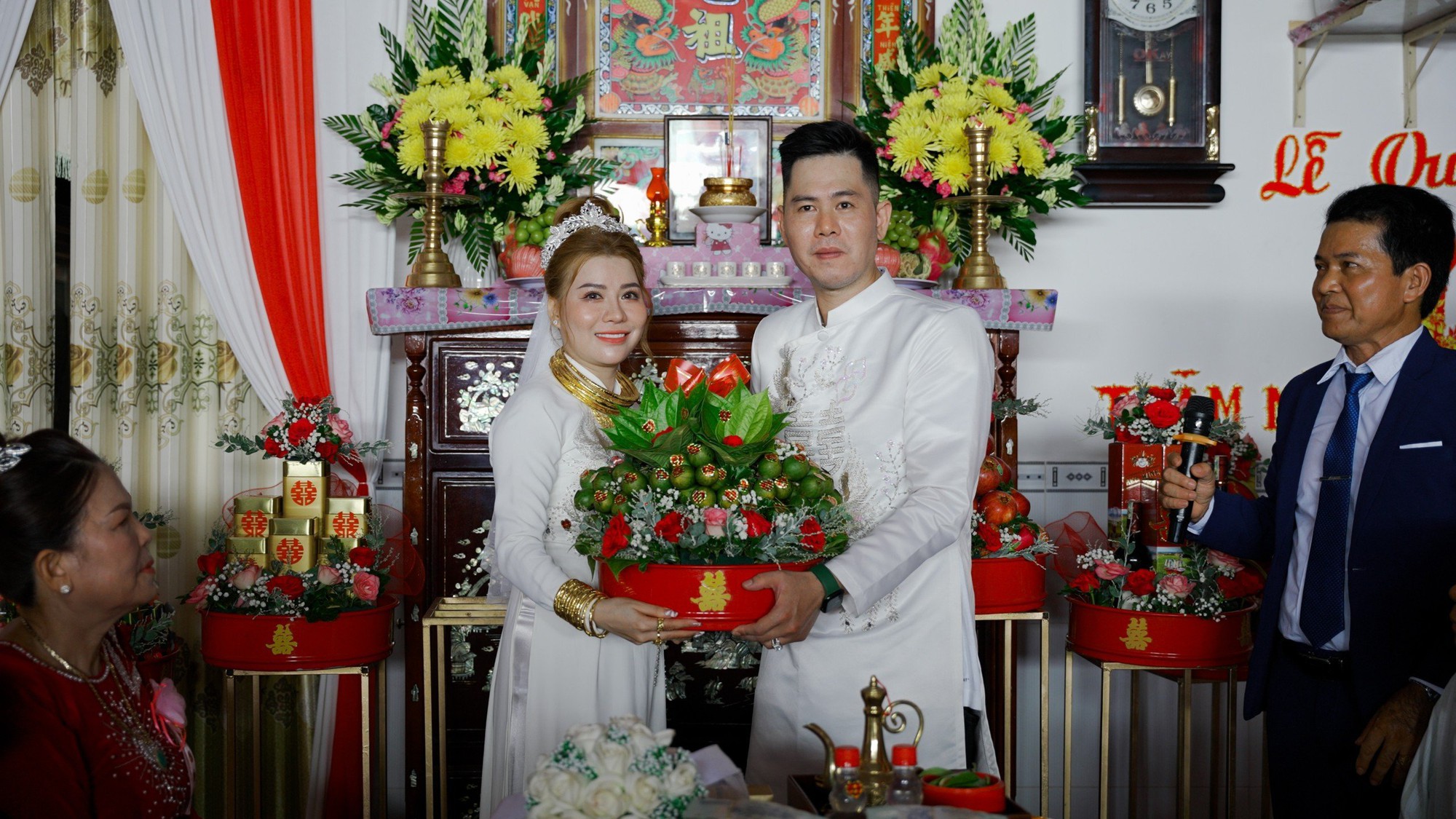 Thực hư clip đám cưới với vợ Việt bị cúp điện, chú rể Đài Loan… 'chơi lớn' - Ảnh 2.