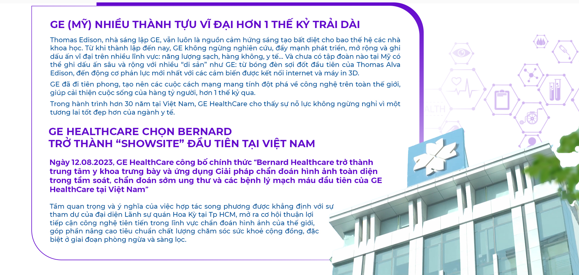 ĐẾN LƯỢT NGƯỜI KHỔNG LỒ CÔNG NGHỆ GE HEALTHCARE CHỌN ‘KHU VƯỜN Y HỌC’ BERNARD - Ảnh 7.