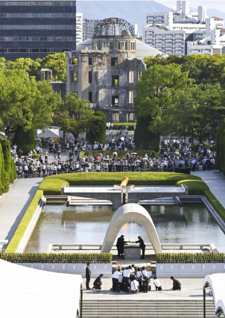 Nhật Bản tổ chức lễ tưởng niệm nạn nhân bom nguyên tử lần thứ 78 - Ảnh 5.