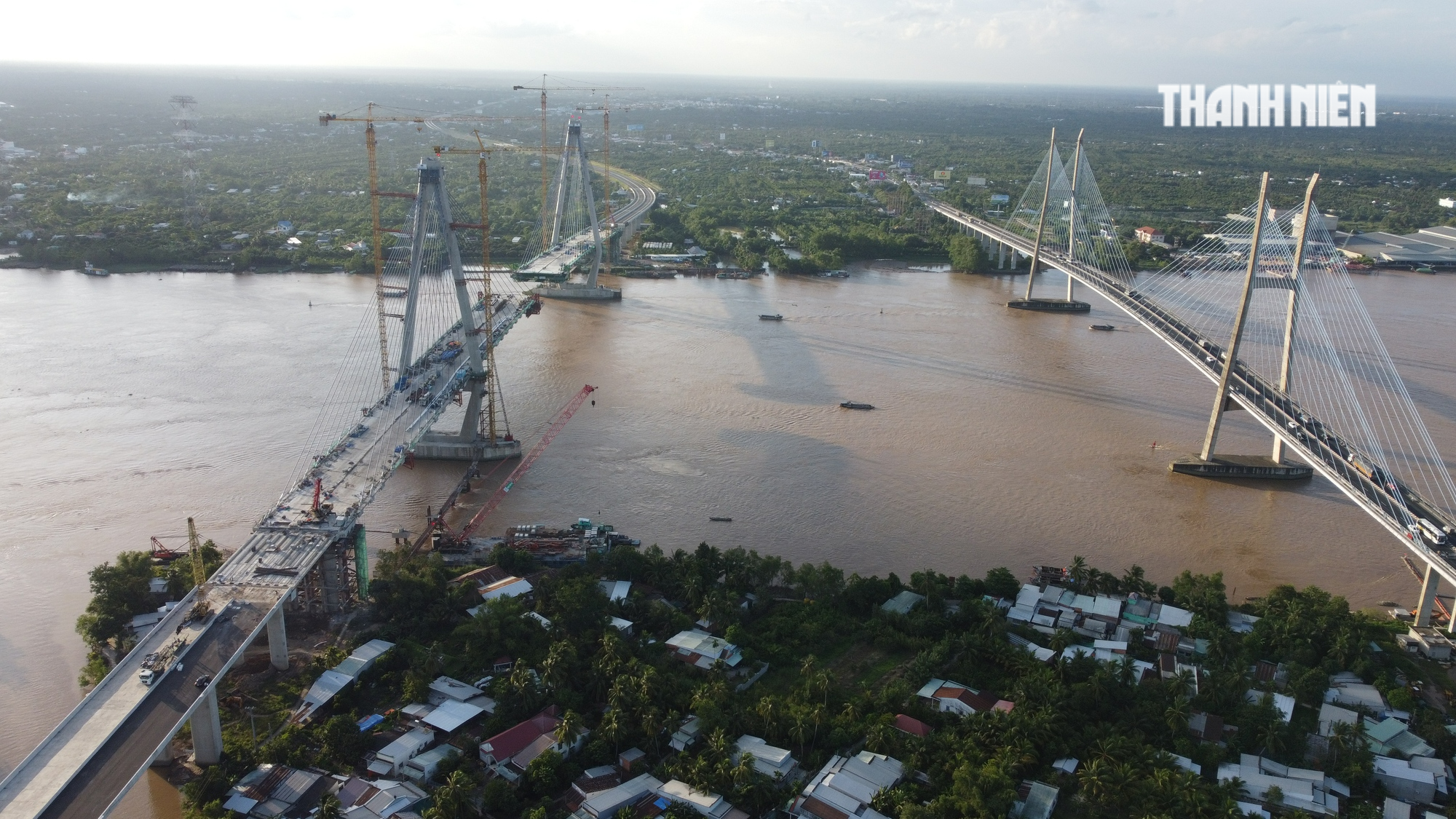 Cầu Mỹ Thuận 2 vượt khó để hợp long vào giữa tháng 10 - Ảnh 1.