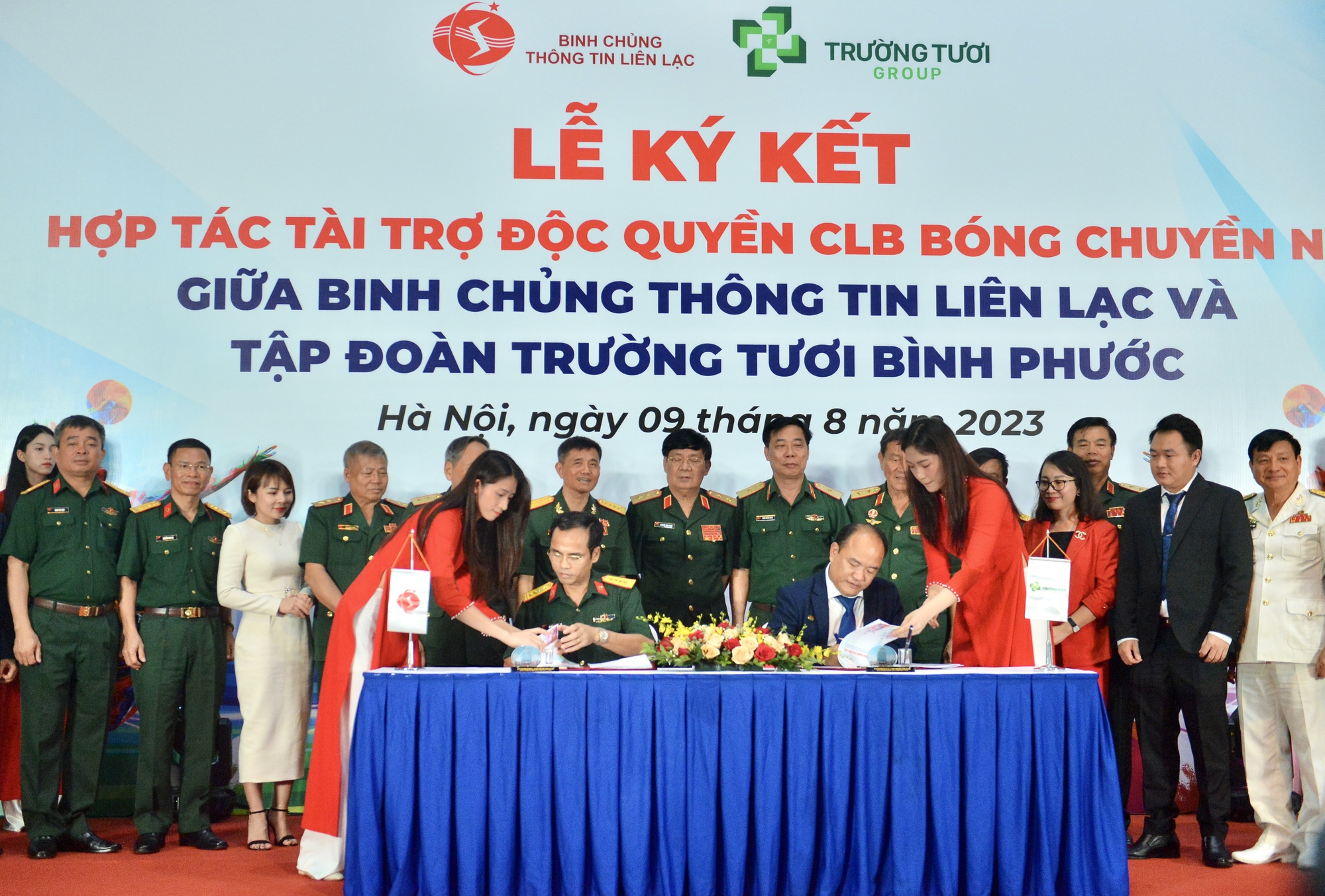 Tập đoàn Trường Tươi Bình Phước tài trợ cho CLB Bóng chuyền nữ Bộ Tư lệnh TTLL - Ảnh 4.