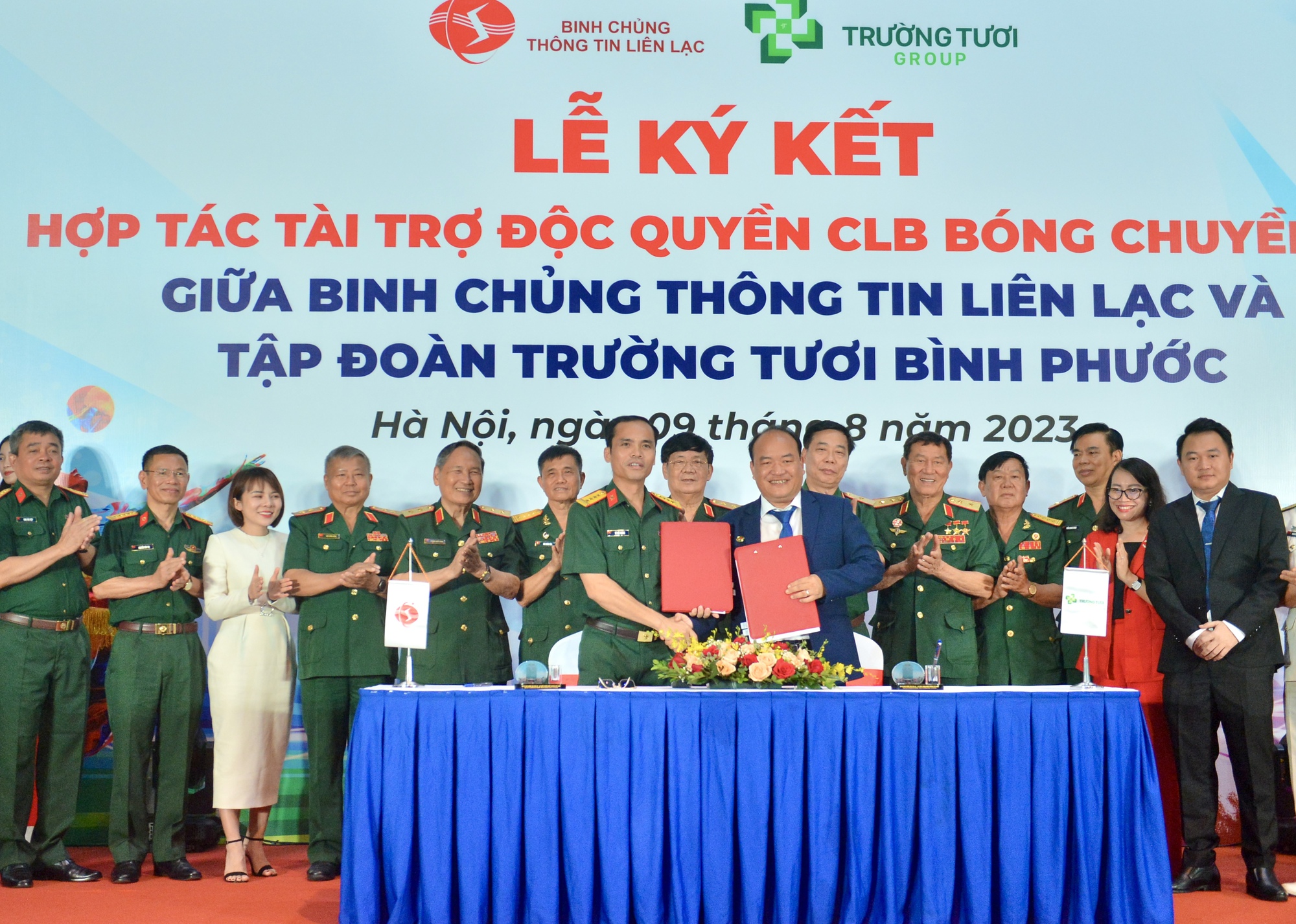 Tập đoàn Trường Tươi Bình Phước tài trợ cho CLB Bóng chuyền nữ Bộ Tư lệnh TTLL - Ảnh 10.