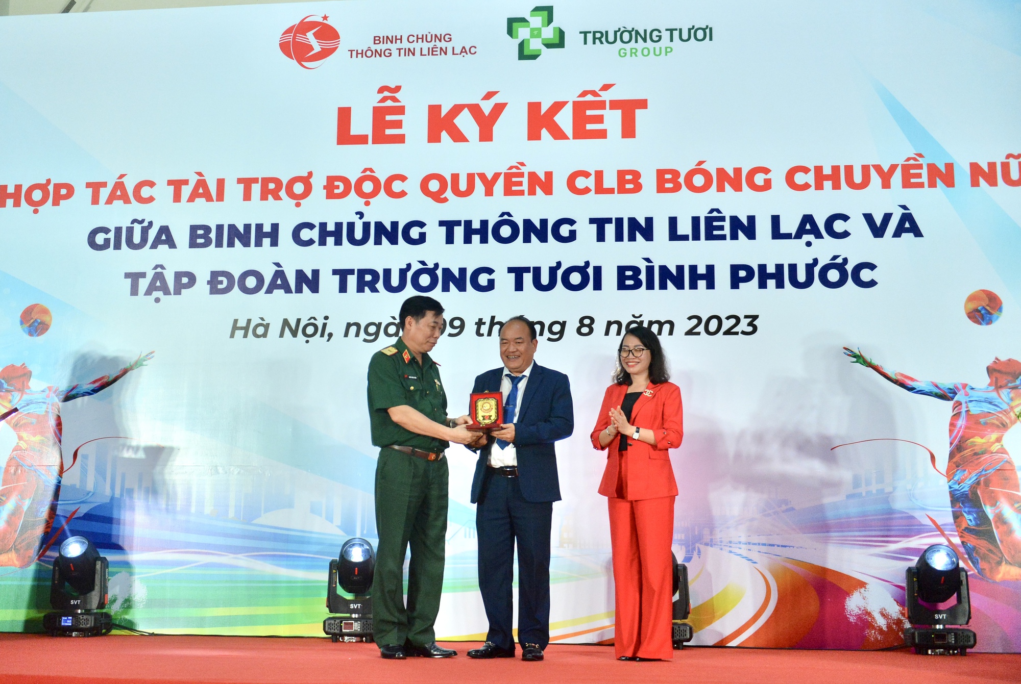 Tập đoàn Trường Tươi Bình Phước tài trợ cho CLB Bóng chuyền nữ Bộ Tư lệnh TTLL - Ảnh 5.