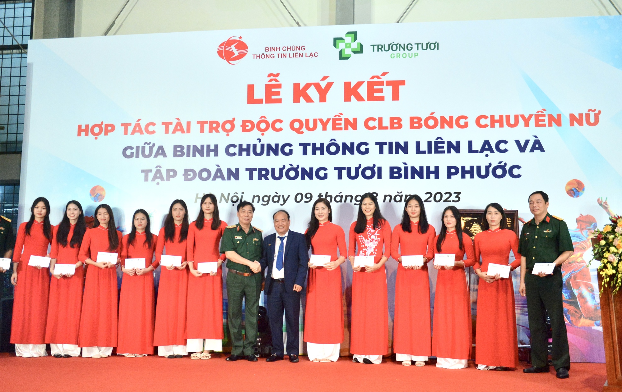 Tập đoàn Trường Tươi Bình Phước tài trợ cho CLB Bóng chuyền nữ Bộ Tư lệnh TTLL - Ảnh 11.
