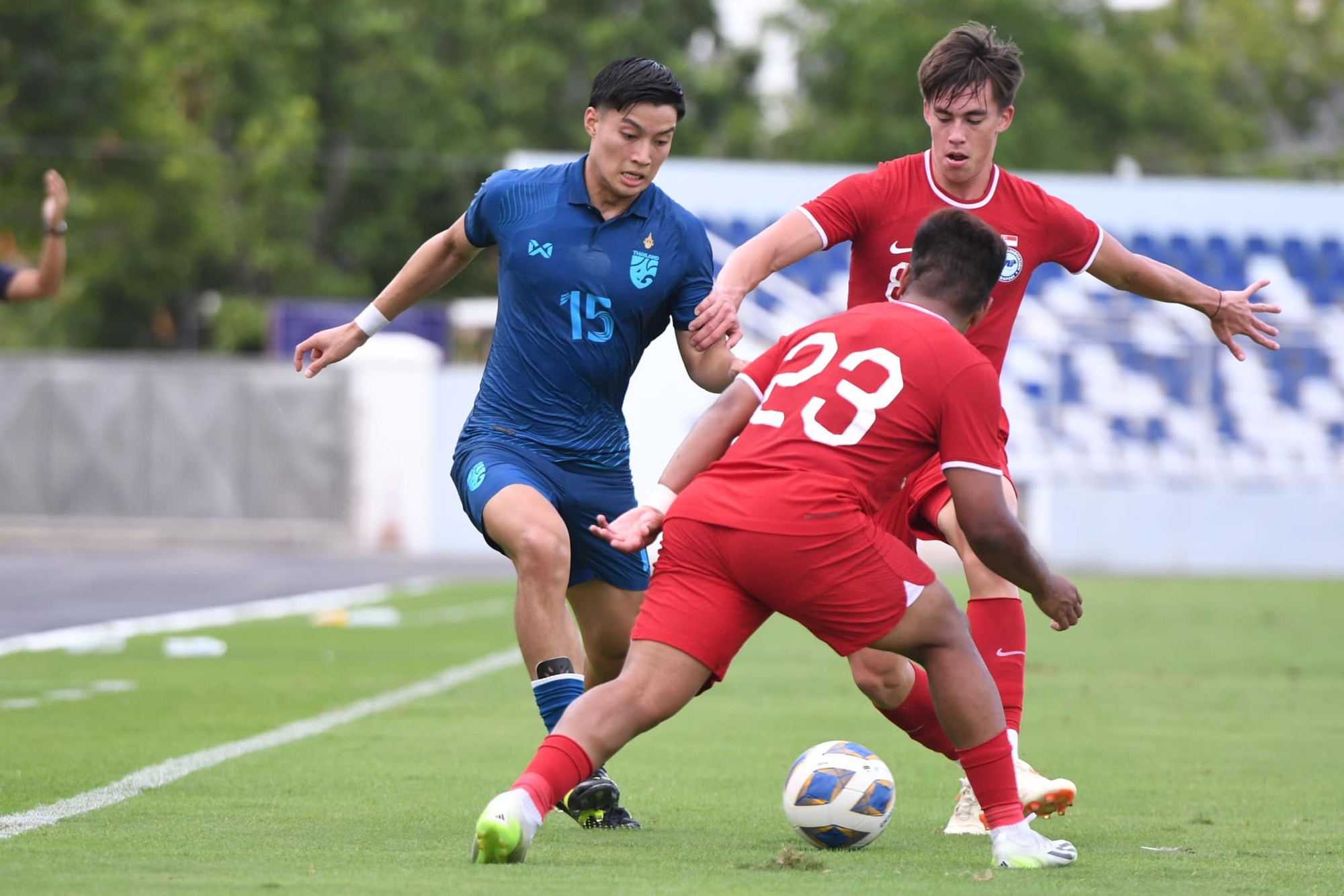 U.23 Thái Lan thắng đối thủ của U.23 Việt Nam ở vòng loại châu Á - Ảnh 2.