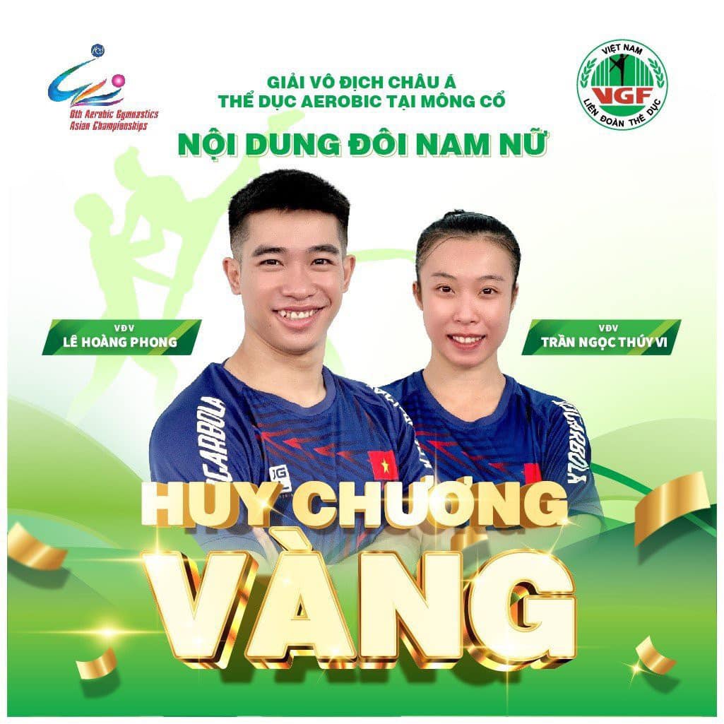 Đội tuyển Việt Nam giành 'mưa vàng' ở giải aerobic vô địch châu Á 2023 - Ảnh 2.