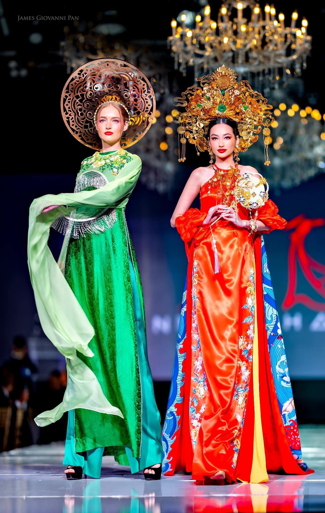 Ngọc Quyên, Trúc Diễm lộng lẫy trình diễn áo dài tại Mỹ  - Ảnh 5.